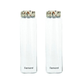 Femora Borosilicate Glass Water Bottle Durability and Elegance Combined, 750ML(1 Pc Set) (Dot Marble)