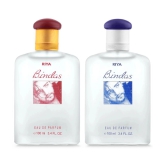 Riya Bindas Red & Blue 100ml Each Eau De Parfum (EDP) For Men ( Pack of 2 )