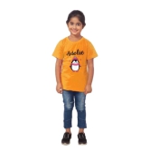 Girls Cotton Adelie Half Sleeve TShirt (Mustard) PID41475