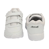 Aerowalk - White Boys School Shoes ( 1 Pair ) - None