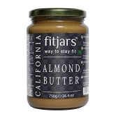 FITJARS Keto Vegan Premium California Almond Butter Smooth Unsalted ,(Immunity Booster /Natural ) 750 g