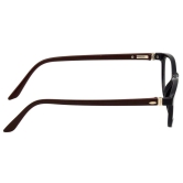 Hrinkar Trending Eyeglasses: Brown and Black Cat-eyed Optical Spectacle Frame For Men & Women |HFRM-BK-BWN-13