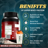 SUPER PRO WHEY PROTEIN (DOUBLE CHOCOLATE) + SUPER WHEY PROTEIN (GOURMET COFFEE)