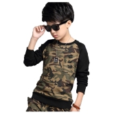 FORCE Boys Fashion Cotton T-Shirt  Black 8-9 Years - None