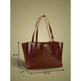 TCRAZY Brown PU Shoulder Bag - Brown