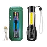 DAYBETTER - 3W Rechargeable Flashlight Torch ( Pack of 1 )