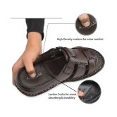 softio Brown Flip Flops - 8