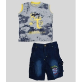 Zadmus Baby Boys Cotton T - Shirt & Denim Shorts - 18-24 Months