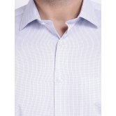 Premium Micro Checked Spread Collar Jacquard Cotton Formal Shirt