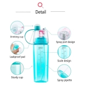 ZAKHEZA Spray Water Bottle Assorted 600 mL Plastic Water Bottle set of 1 - Assorted