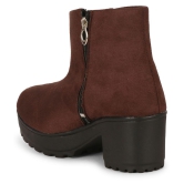 Ishransh - Brown Womens Ankle Length Boots - None