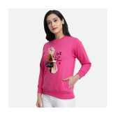 CHOZI Fleece Women''s Non Hooded Sweatshirt ( Pink ) - None