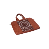 Tisser Warli leather laptop bag Size - 15x16