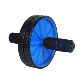 Wide Ab Roller Wheel for Abs Workouts/Home Gym Abdominal Exercise/Core Workouts for Men and Women (Multicolour) - ONESIZE