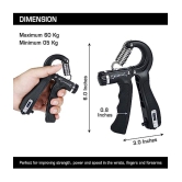 HSP ENTERPRISES Adjustable Hand Grip with Smart Counter | Resistance   Hand Power Gripper for Home & Gym Exercise - Assorted