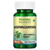 Morpheme Remedies Ashwagandha Withania Somnifera Pure Extract 500 mg - 60 Veg Capsules