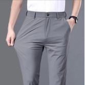 Mens Lycra Button Trackpant-L