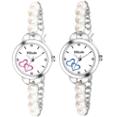 Mikado - White Stainless Steel Analog Womens Watch