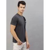 Rigo Cotton Slim Fit Colorblock Half Sleeves Mens T-Shirt - Grey ( Pack of 1 ) - None