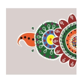 Asmi Collection Beautiful Rangoli Art Floor Sticker ( 65 x 60 cms )