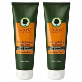 Organic Harvest Skin Lightening Face Wash - 100gm Each (Pack of 2)