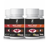 xovak pharmtech Organic Beet Root Capsule 200 gm Pack Of 4