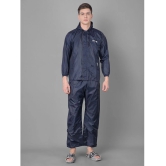 Dollar Blue Polyester Mens Rain Suit ( Pack of 1 ) - L