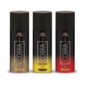 ST.JOHN Cobra Live,Day Time & Naughty Deodorant Spray for Men 150ml Each (450ml) - Pack of 3