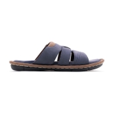 KHADIM - Blue Mens Slide Flip Flop - None