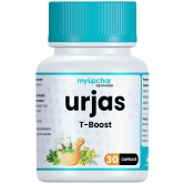 myUpchar Ayurveda Urjas Testo Supplements Capsule | Natural Supplement for Enhanced Stamina & Energy, With Ashwagandha, Gokshura, and Safed Musli, 30 Capsules