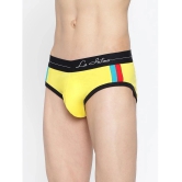 La Intimo Yellow Cotton Mens Briefs ( Pack of 1 ) - None