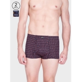 Lux Cozi - Multicolor Cotton Mens Trunks ( Pack of 2 ) - None