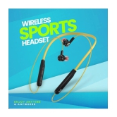 Bell  BLBHS 125  Bluetooth Bluetooth Earphone In Ear Powerfull Bass Yellow