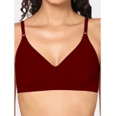 In Shape Lingerie - Maroon Cotton Non Padded Women's T-Shirt Bra ( Pack of 1 ) - None