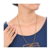 AanyaCentric Combo of 2 Gold Plated 22inches Long Fashion Chain - None