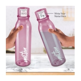 Milton Name Tag 1000 Water Bottle, 958 ml, Burgundy | BPA Free | 100% Leaf Proof | Office Bottle | Gym Bottle | Home | Kitchen | Travel Bottle | Hiking | Treking Bottle - Burgundy