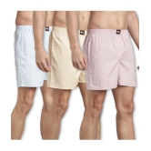 broon Multicolor BOXER SHORTS Cotton Men's Boxer- ( Pack of 3 ) - None