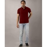 SKYRISE - Maroon Cotton Blend Slim Fit Men's Polo T Shirt ( Pack of 1 ) - None