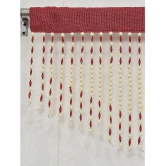 Smart Traders Single Door Beaded String Curtain - Red