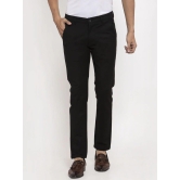 Rodamo Men Black Slim Fit Chinos Trouser