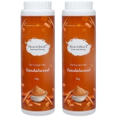 Beautisoul Body Talc Sandalwood Talcum Powder Talc 200 gm Pack of 2