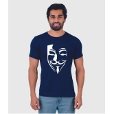 ferocious - Navy Cotton Regular Fit Men's T-Shirt ( Pack of 1 ) - None