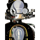 Monsoon Cap Speedo Meter, AMP Meter and Tank Cap Cover For RE Roborn, Standard 2023 Bullet Meri Jaan