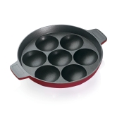 Premier Non Stick Deluxe Paniyara Pan with Handle - 7 Cavity