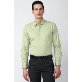 Men Green Slim Fit Formal Full Sleeves Formal Shirt