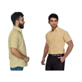 DESHBANDHU DBK Cotton Regular Fit Half Sleeves Mens Formal Shirt - Multi ( Pack of 1 ) - None