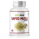 NutraFirst Safed Musli Capsules, for Strength, Immunity & Stamina, enriched with safed musli extract, Vegeterian Capsule (1 X 60 Capsules)