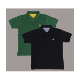 NEUVIN - Multi Color Cotton Blend Boys Polo T-Shirt ( Pack of 2 ) - None