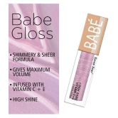 Seven Seas Babe Glittery Lip Gloss With High Shine Lip Color For Glossy Look (Pink)