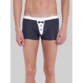 La Intimo - Light Grey LITR005 Cotton Blend Mens Trunks ( Pack of 1 ) - None